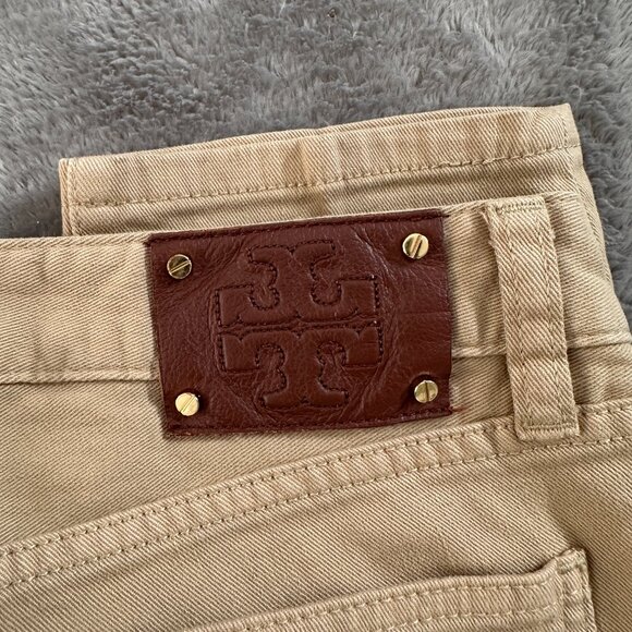 NWT Tory Burch Khaki Pants Cropped Skinny Women's size 27 4 - Picture 10 of 10